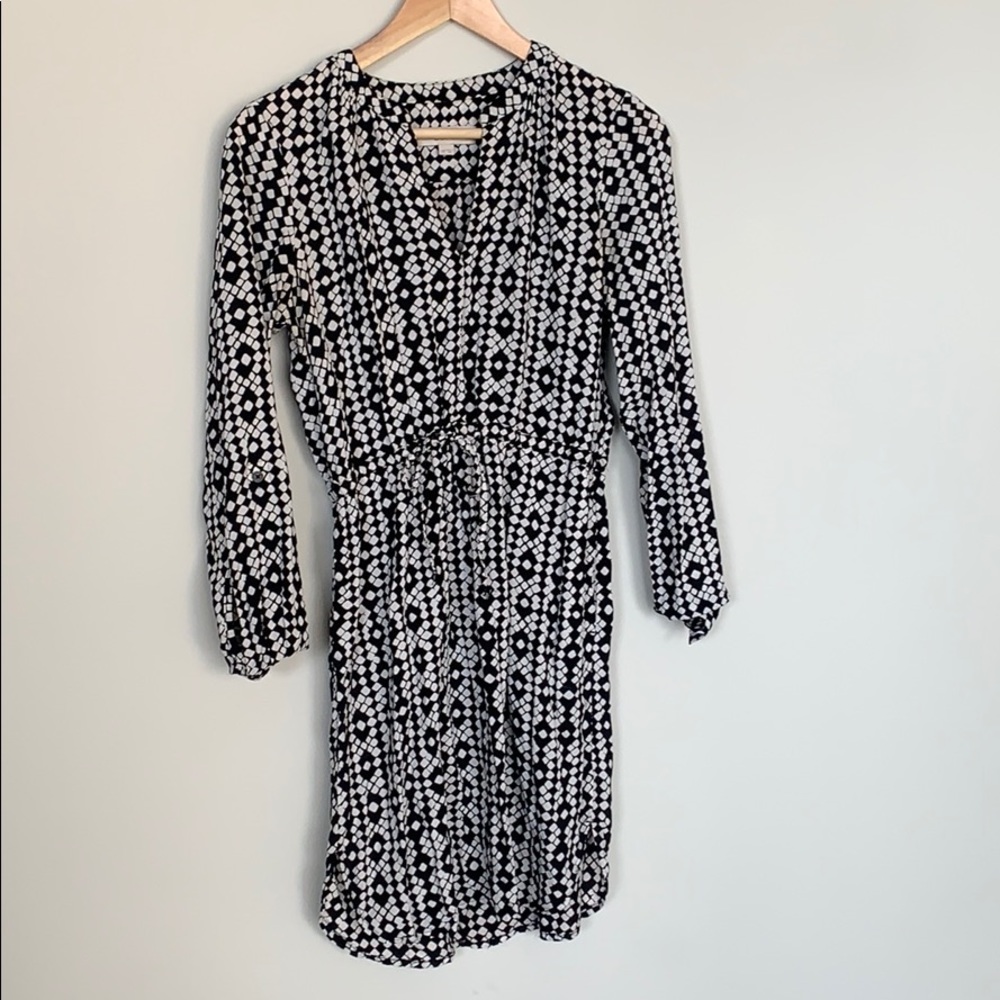Loft tie waist dress (XS Petite)